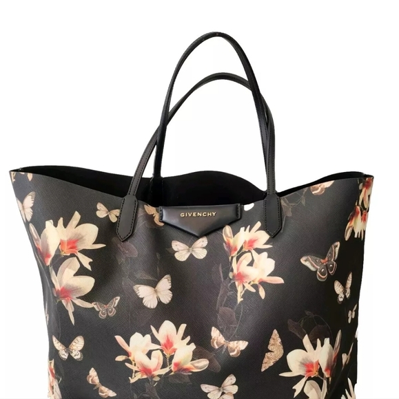 Givenchy Large Arigona Shopper/Tote Bag Magnolias & Moths - Picture 16 of 16